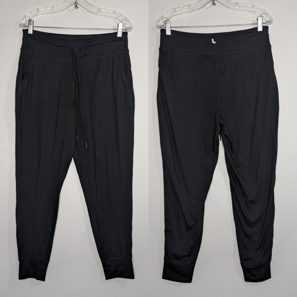 Lole black drawstring jogger pants M